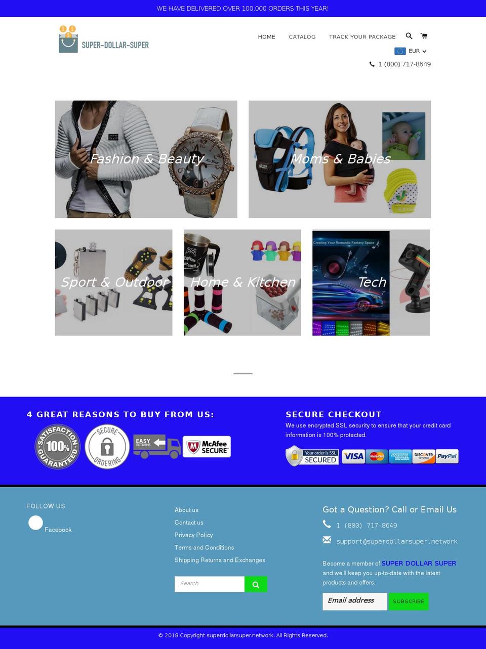 superdollarsuper.network shopify website screenshot