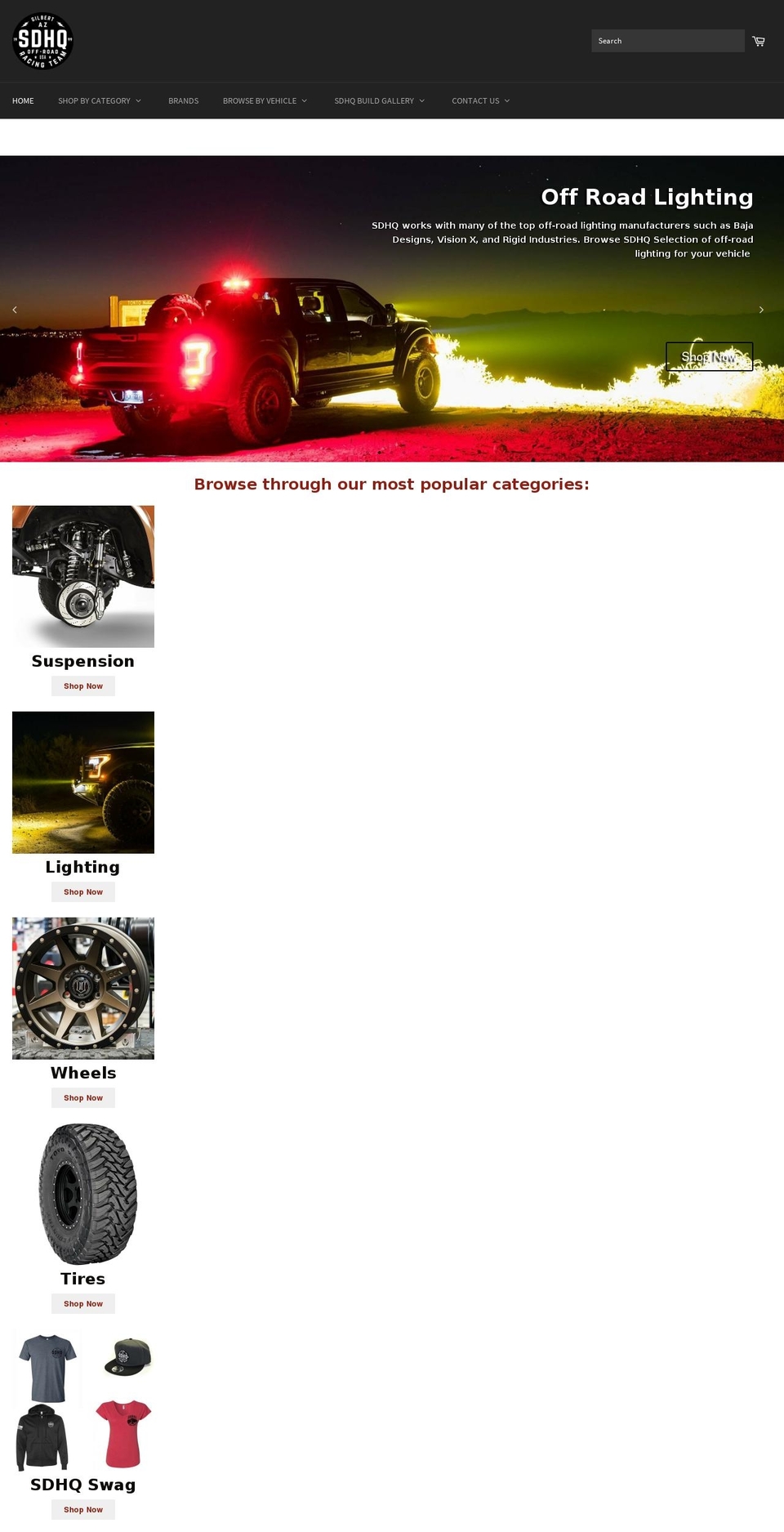 superdutyheadquarters.com shopify website screenshot