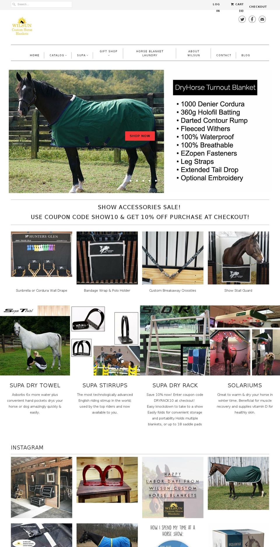 superequestrianproducts.com shopify website screenshot