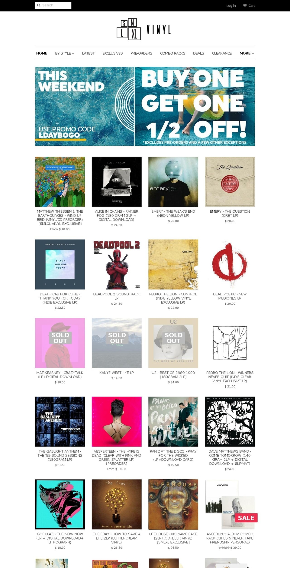 superfanvinyl.com — Shopify storefront screenshot