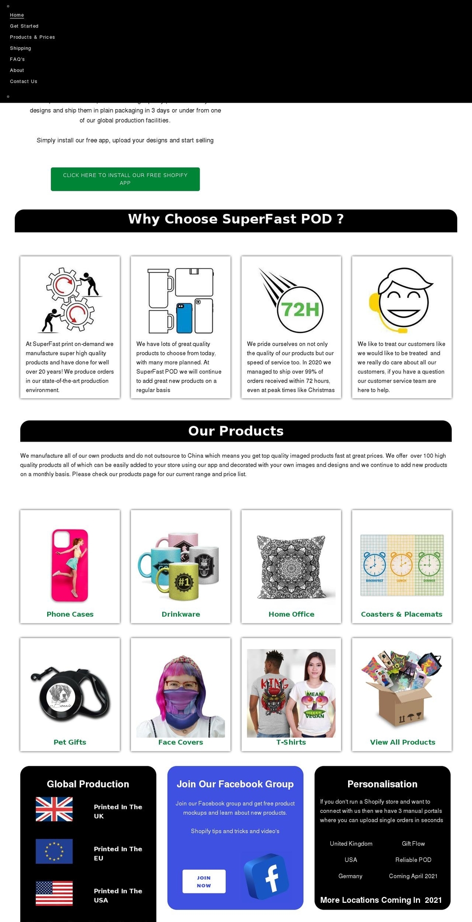 superfastpod.com shopify website screenshot