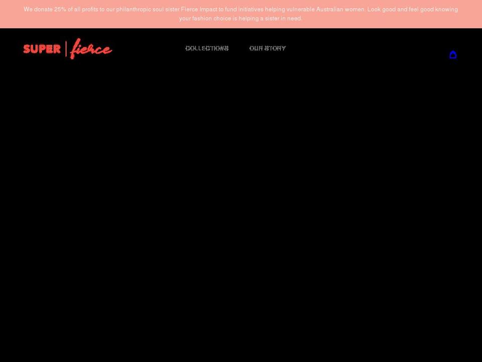 superfierce.shop shopify website screenshot