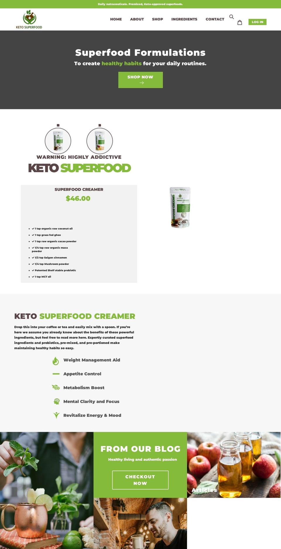 superfood-diet.myshopify.com shopify website screenshot