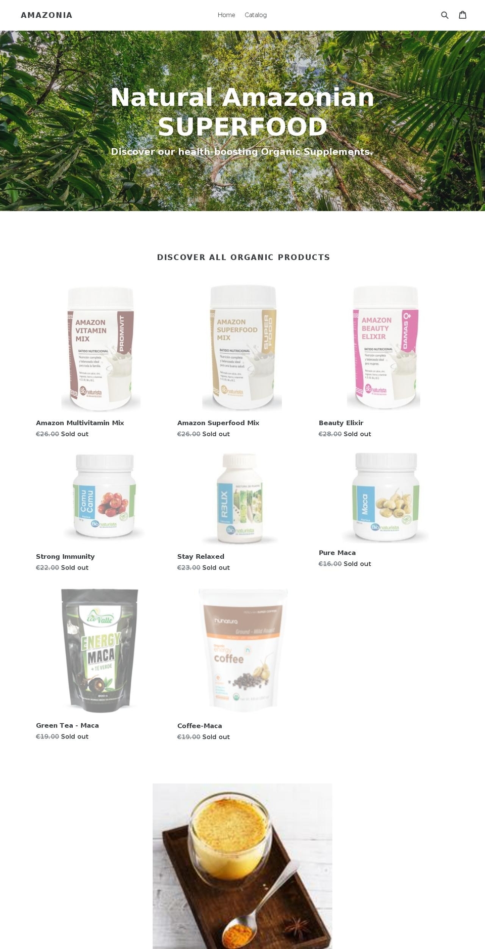 superfoodproject.com — Shopify storefront screenshot
