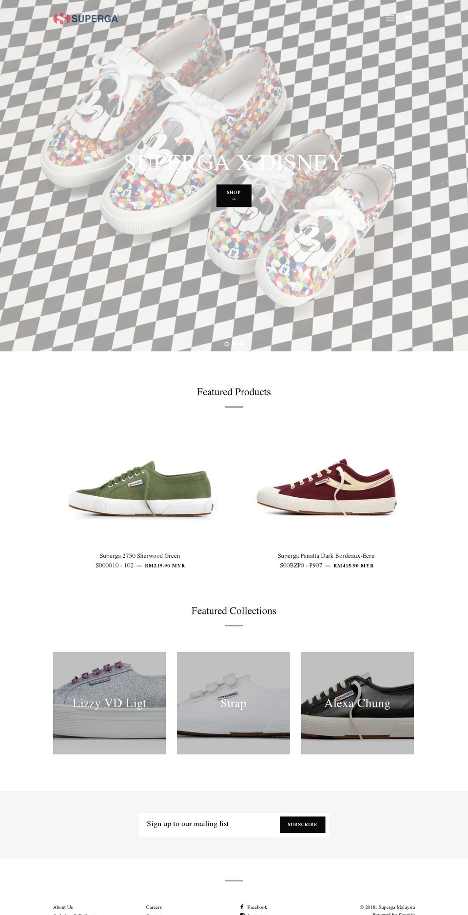 superga-my.com shopify website screenshot