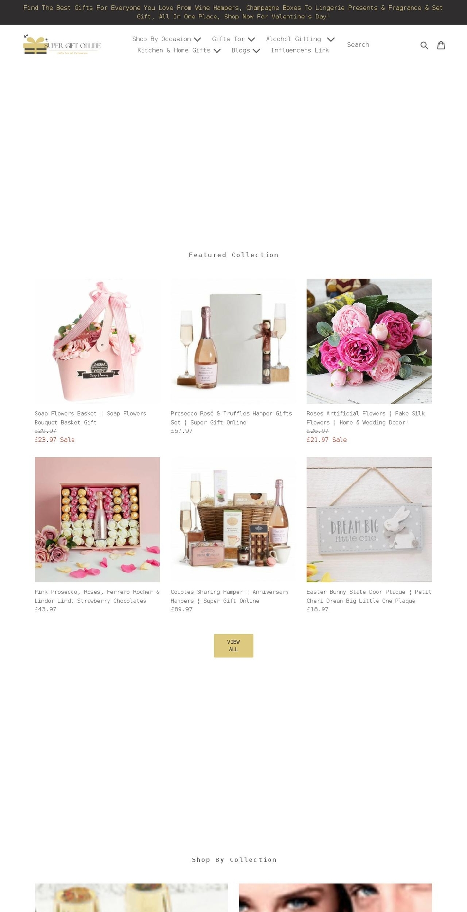 supergiftonline.com shopify website screenshot