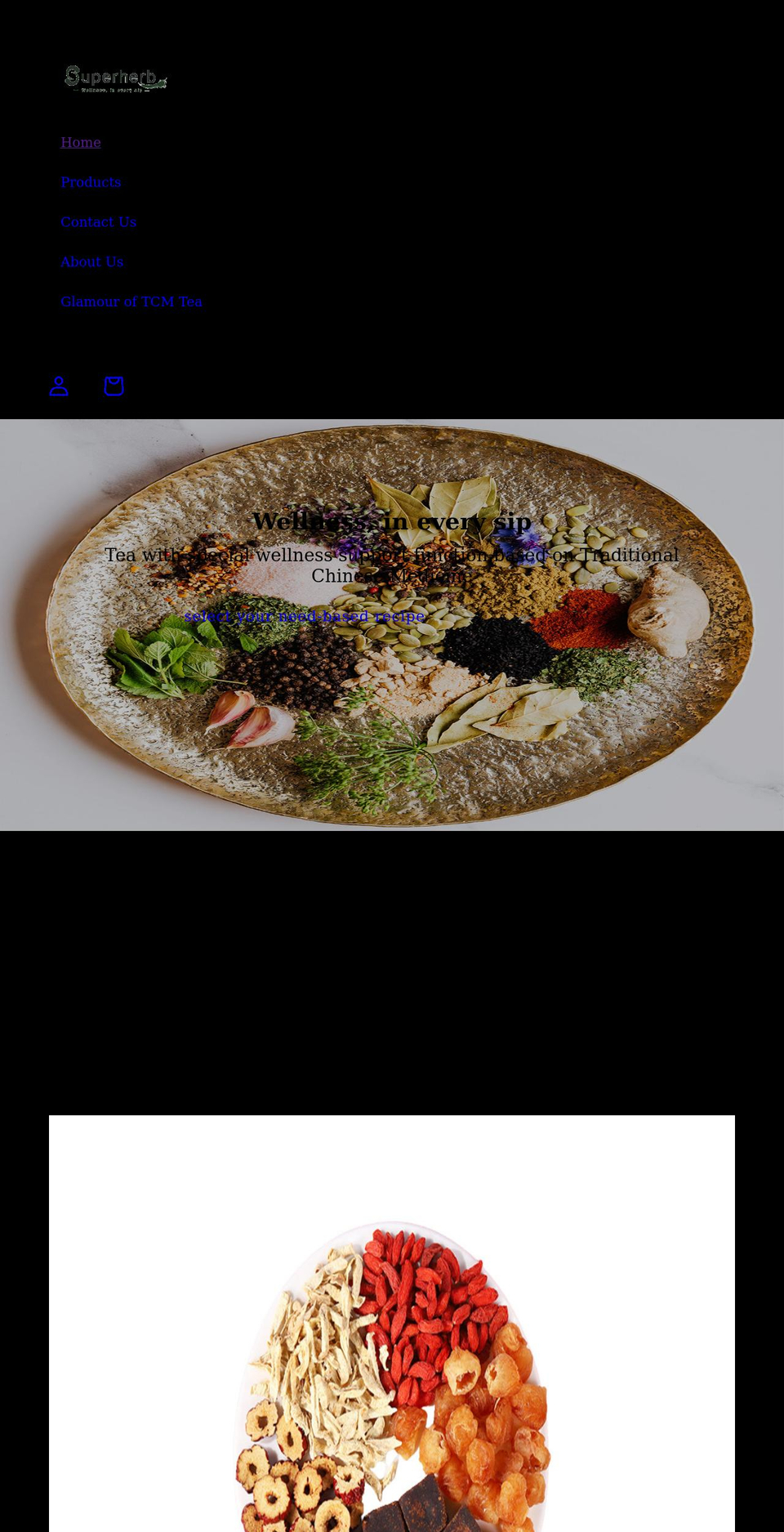 superherb.net shopify website screenshot