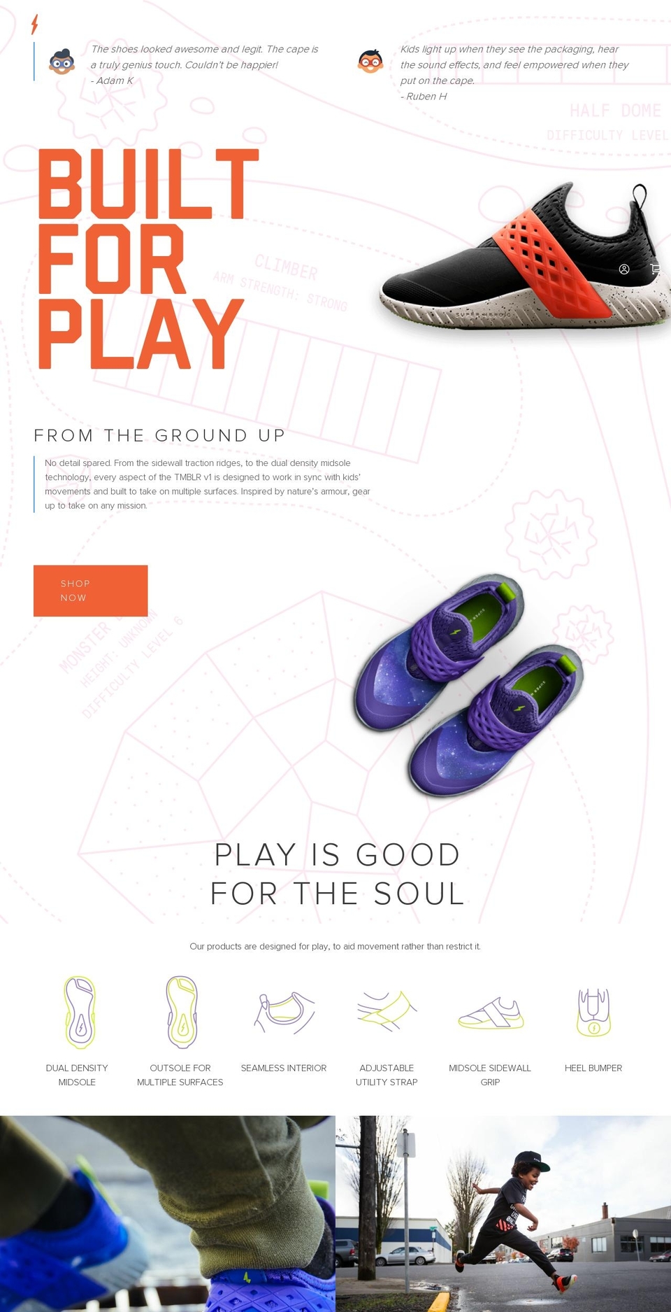 superheroic.com shopify website screenshot