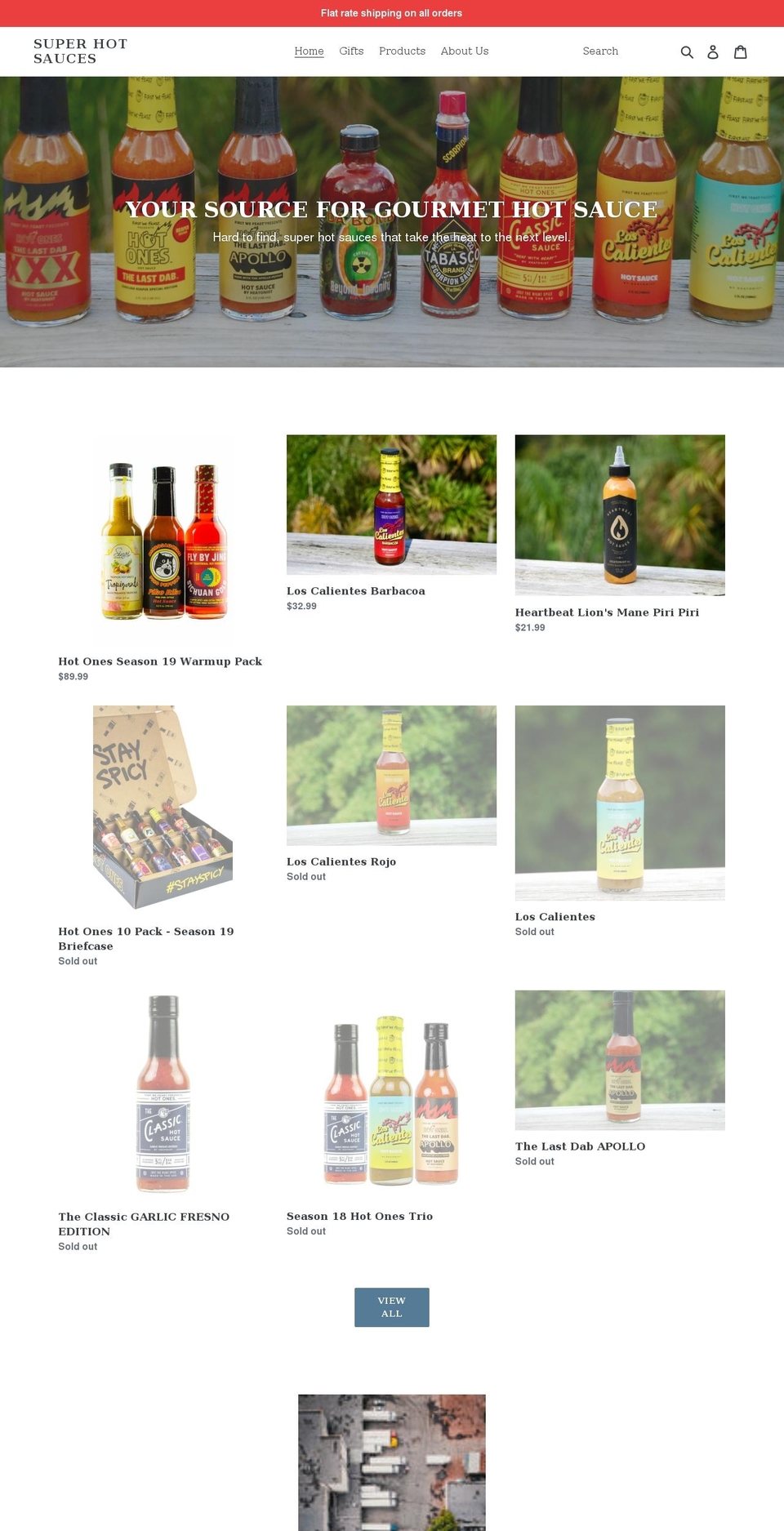 superhotsauces.co.nz shopify website screenshot