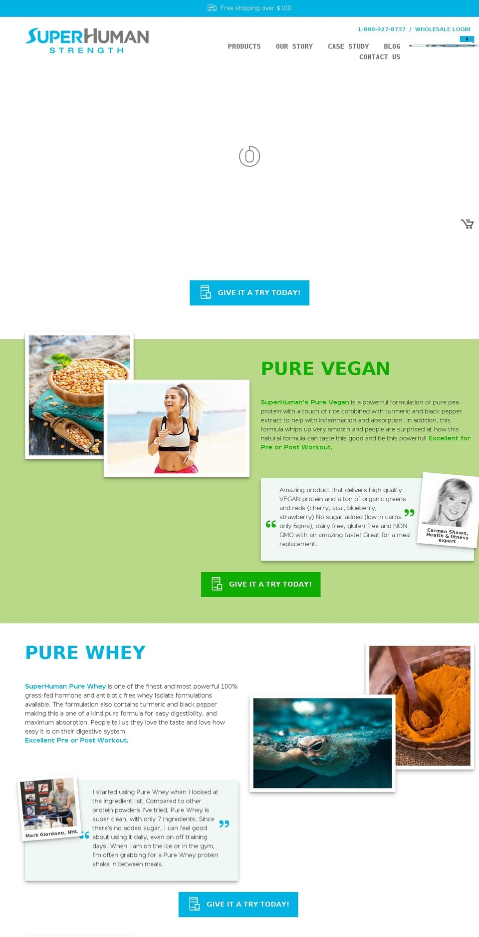 Superhuman Strength May1_2018 Shopify theme site example superhumanprotein.com