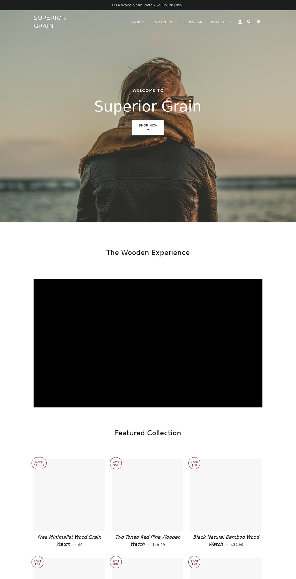 superiorgrain.com — Shopify storefront screenshot