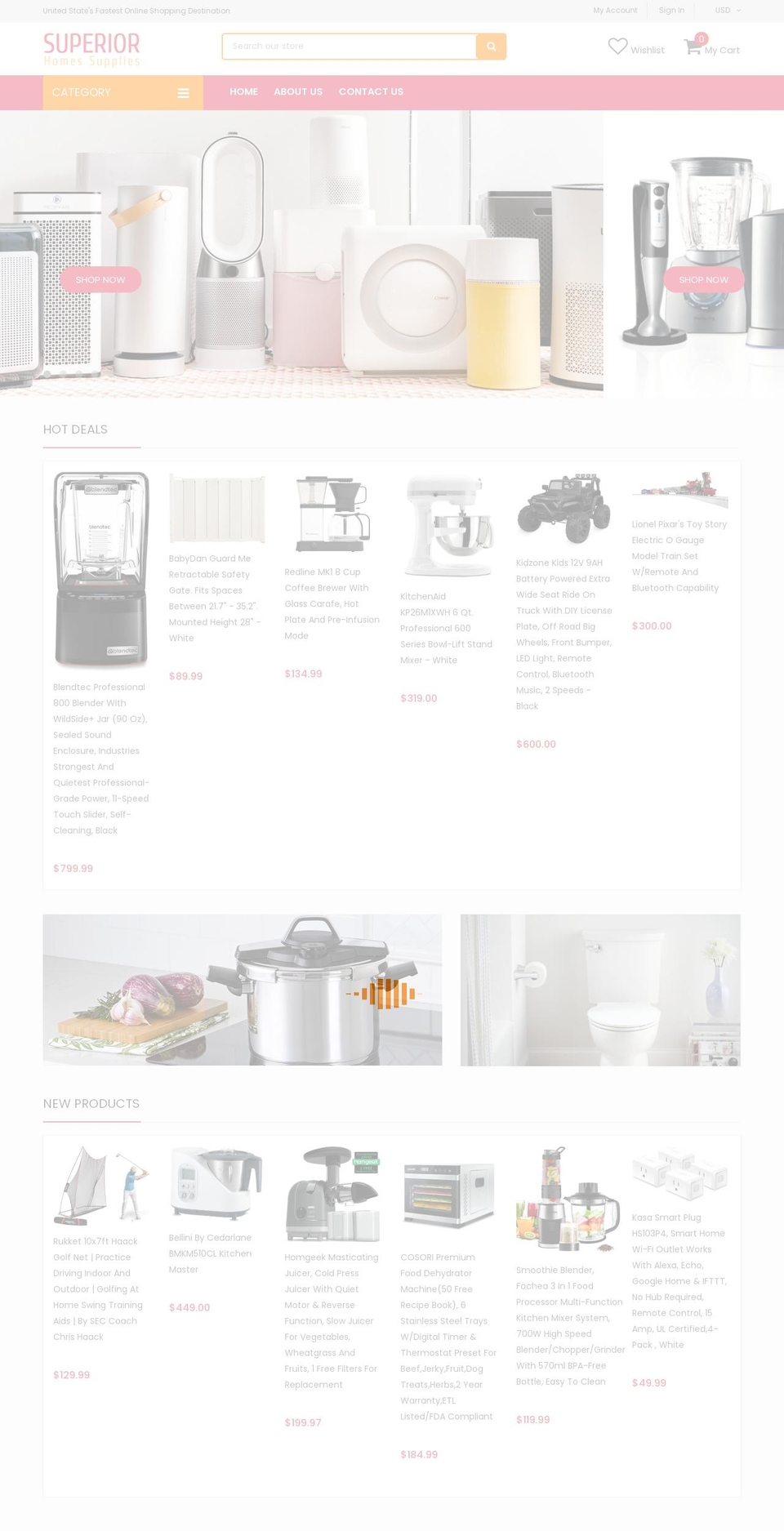 Angara-v-- Shopify theme site example superiorhomessupplies.com