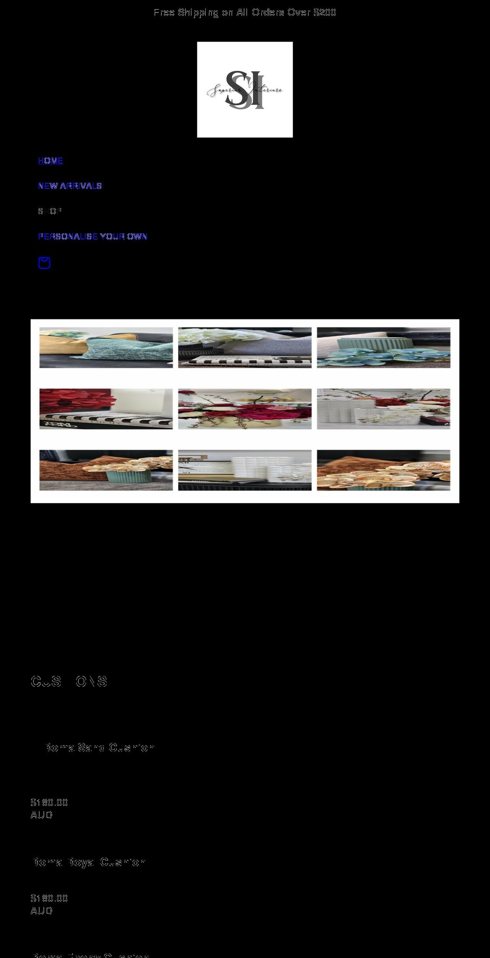 superiorinterior.com.au shopify website screenshot