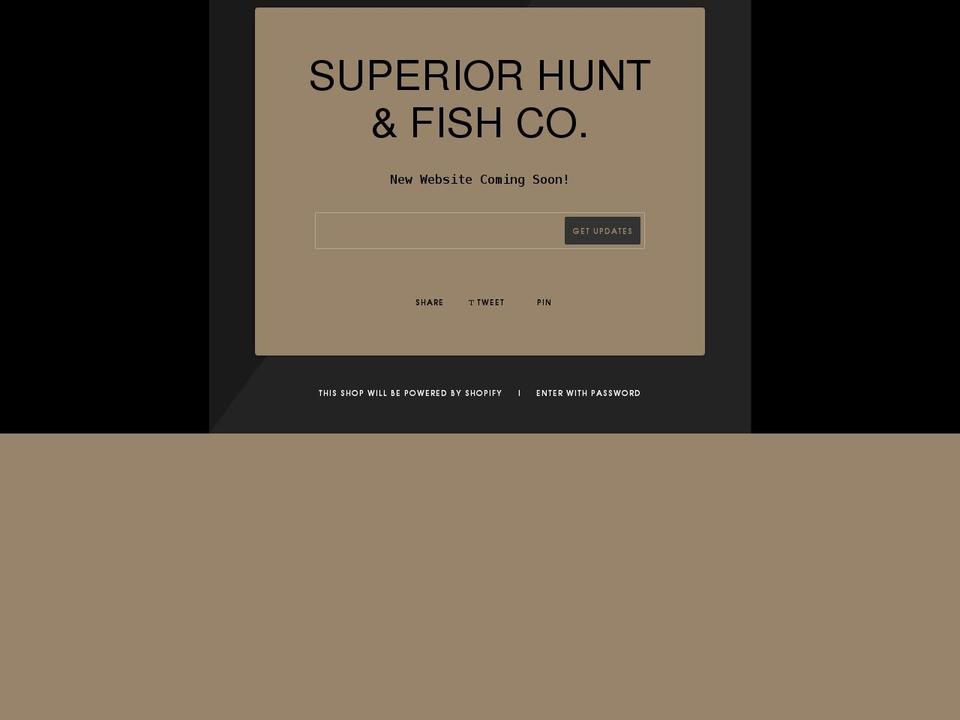 superioroutdoorsco.com — Shopify storefront screenshot