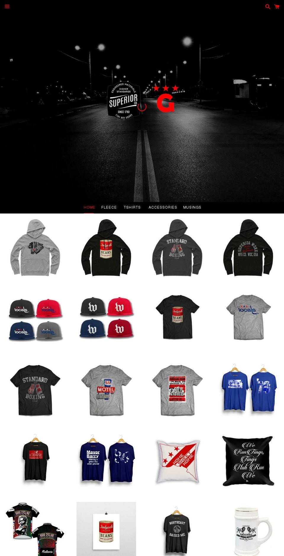 superiorworx.com shopify website screenshot