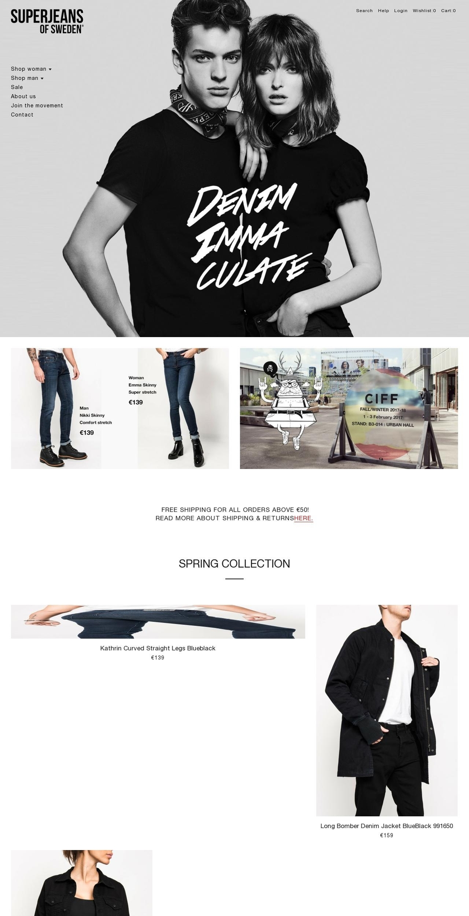 ZAGO-New Layout Shopify theme site example superjeansofsweden.com