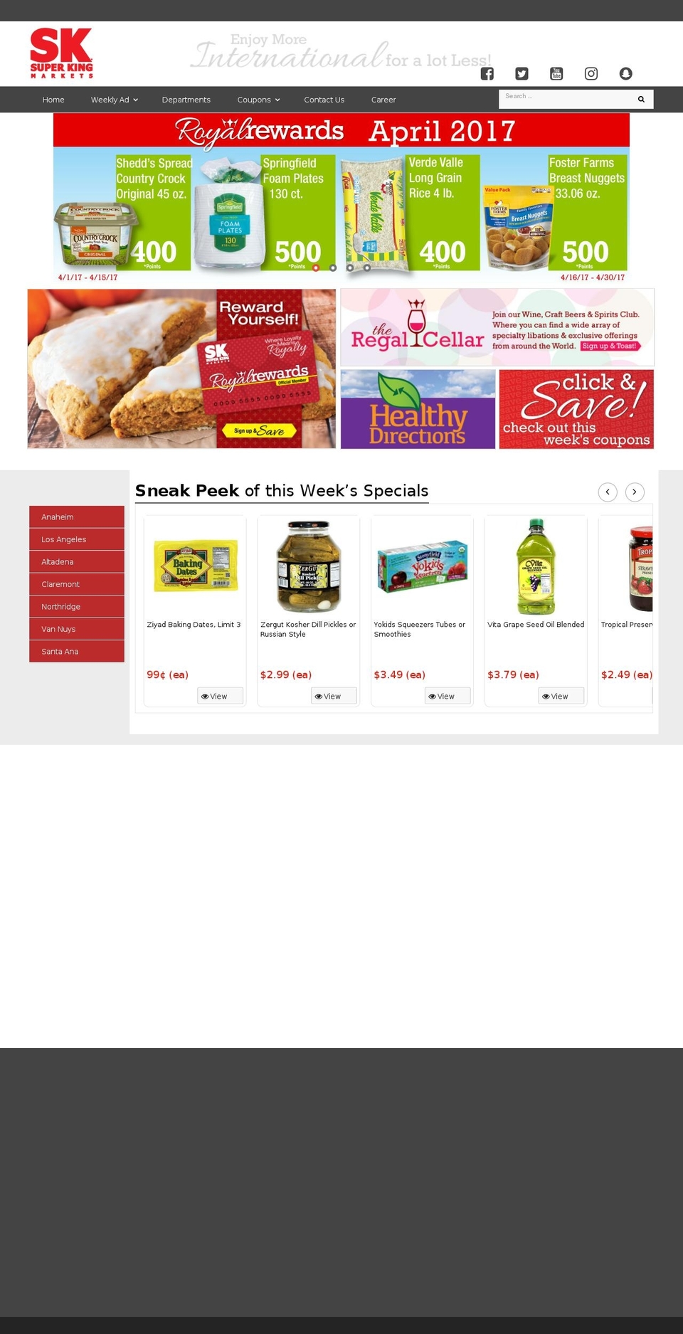 NEW SK Shopify theme site example superkingmarket.com