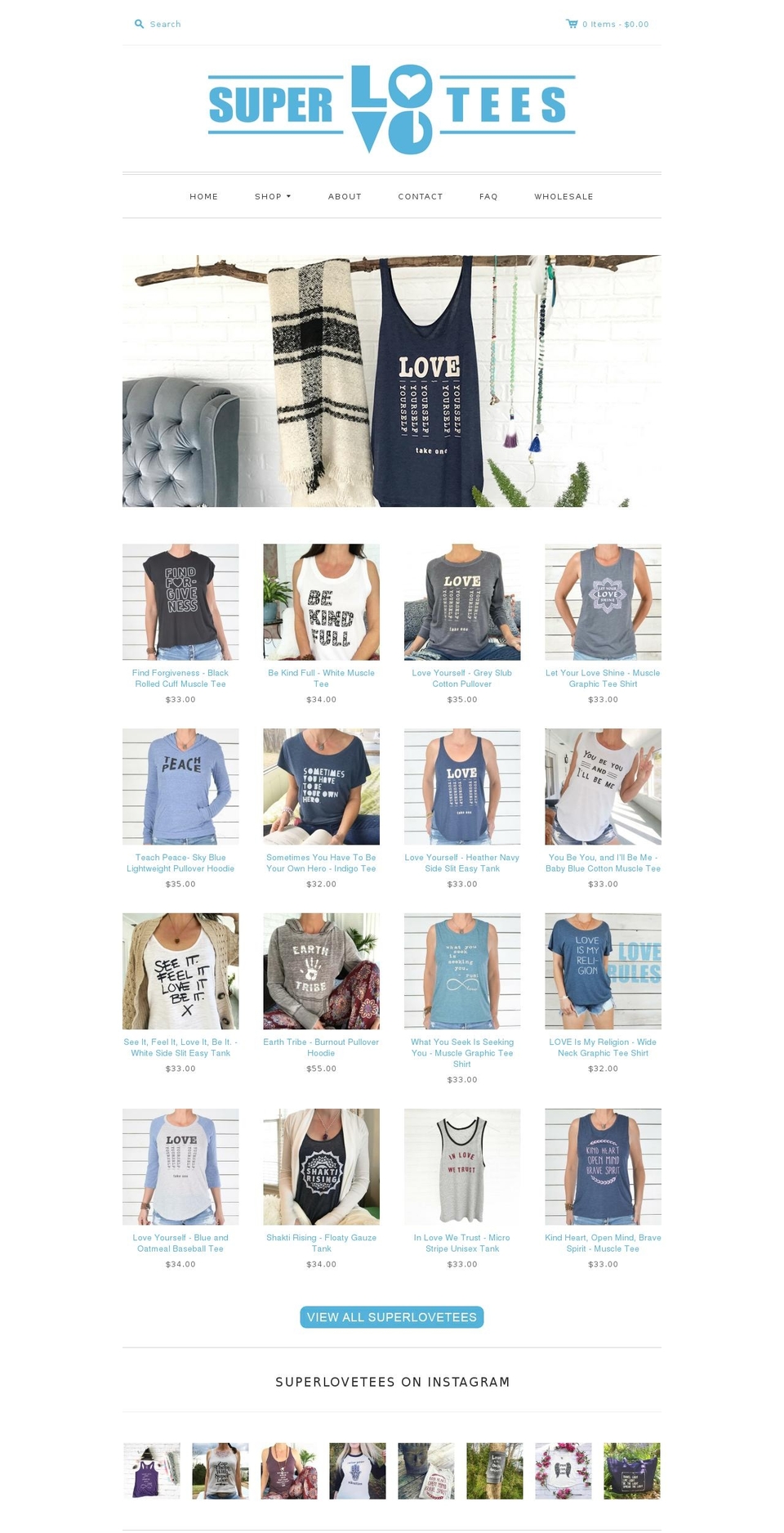 superloveshop.com shopify website screenshot