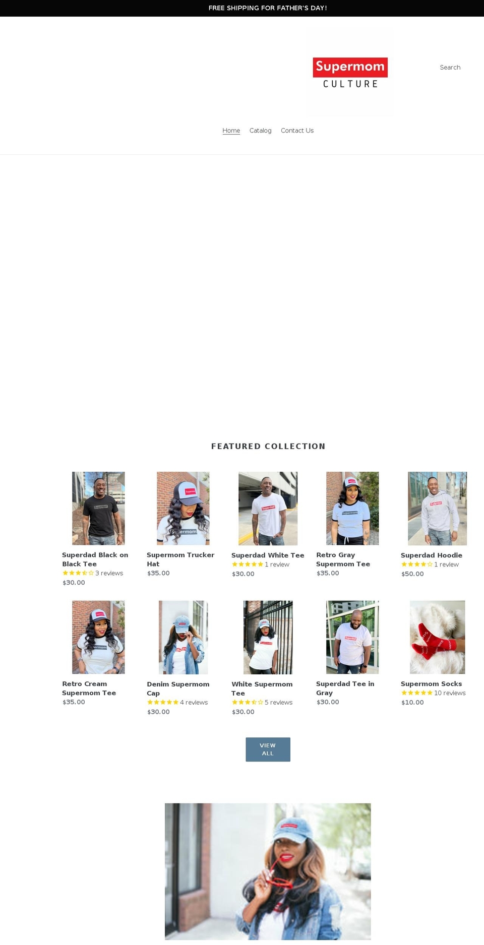 supermomculture.com shopify website screenshot
