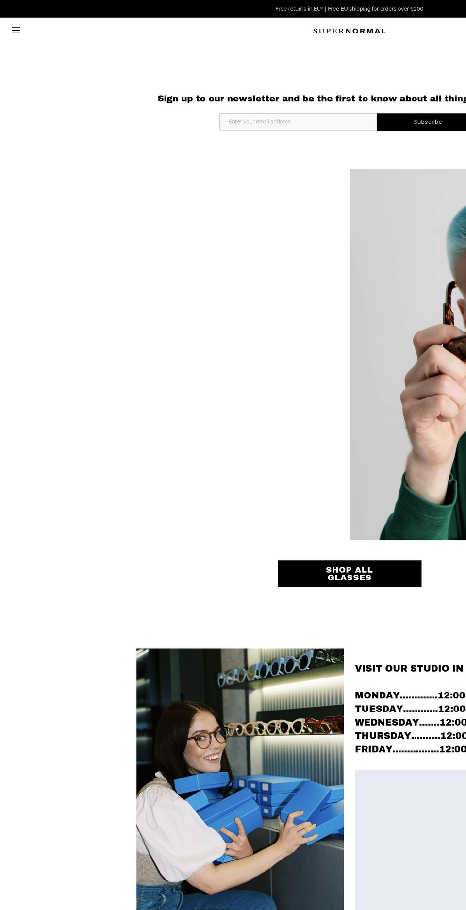 supernormalpeople.com — Shopify storefront screenshot