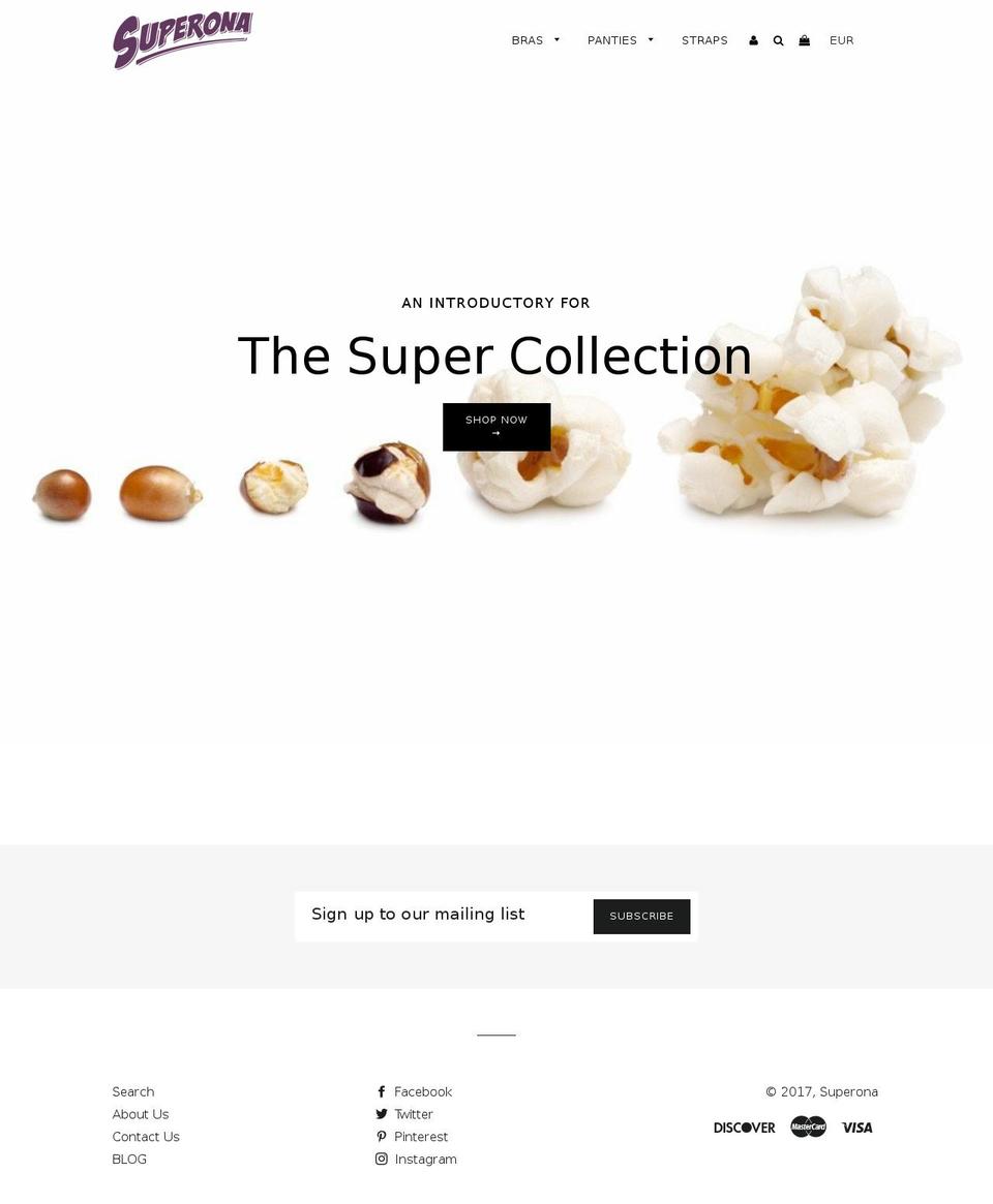 superona.com shopify website screenshot