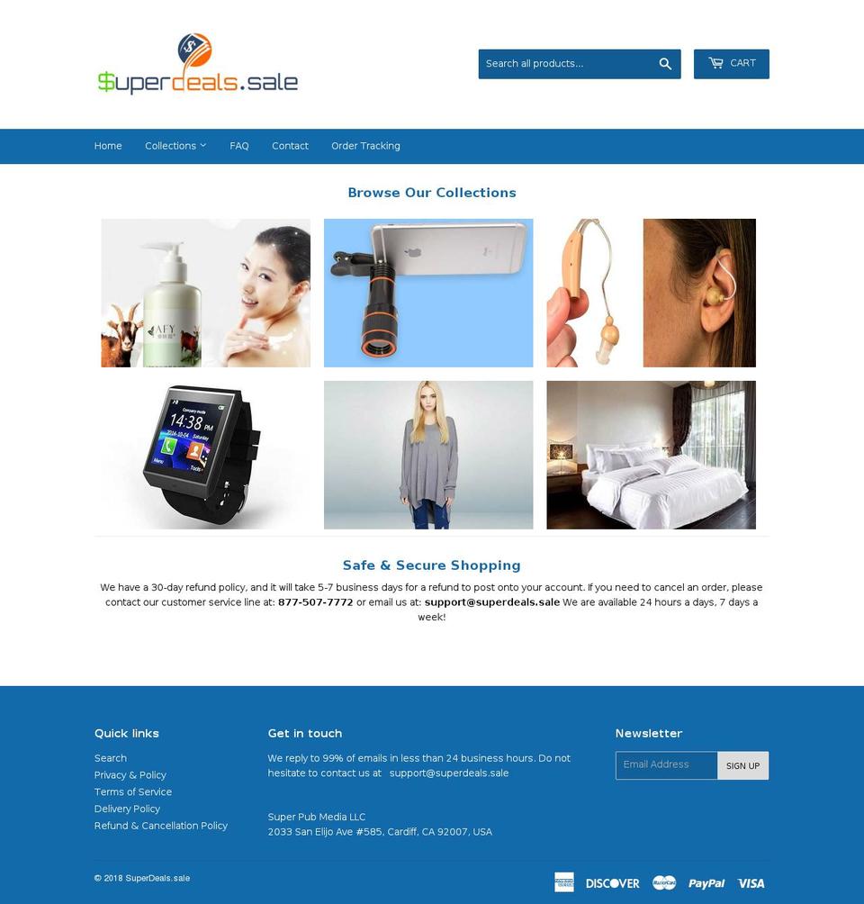 superprice.sale shopify website screenshot