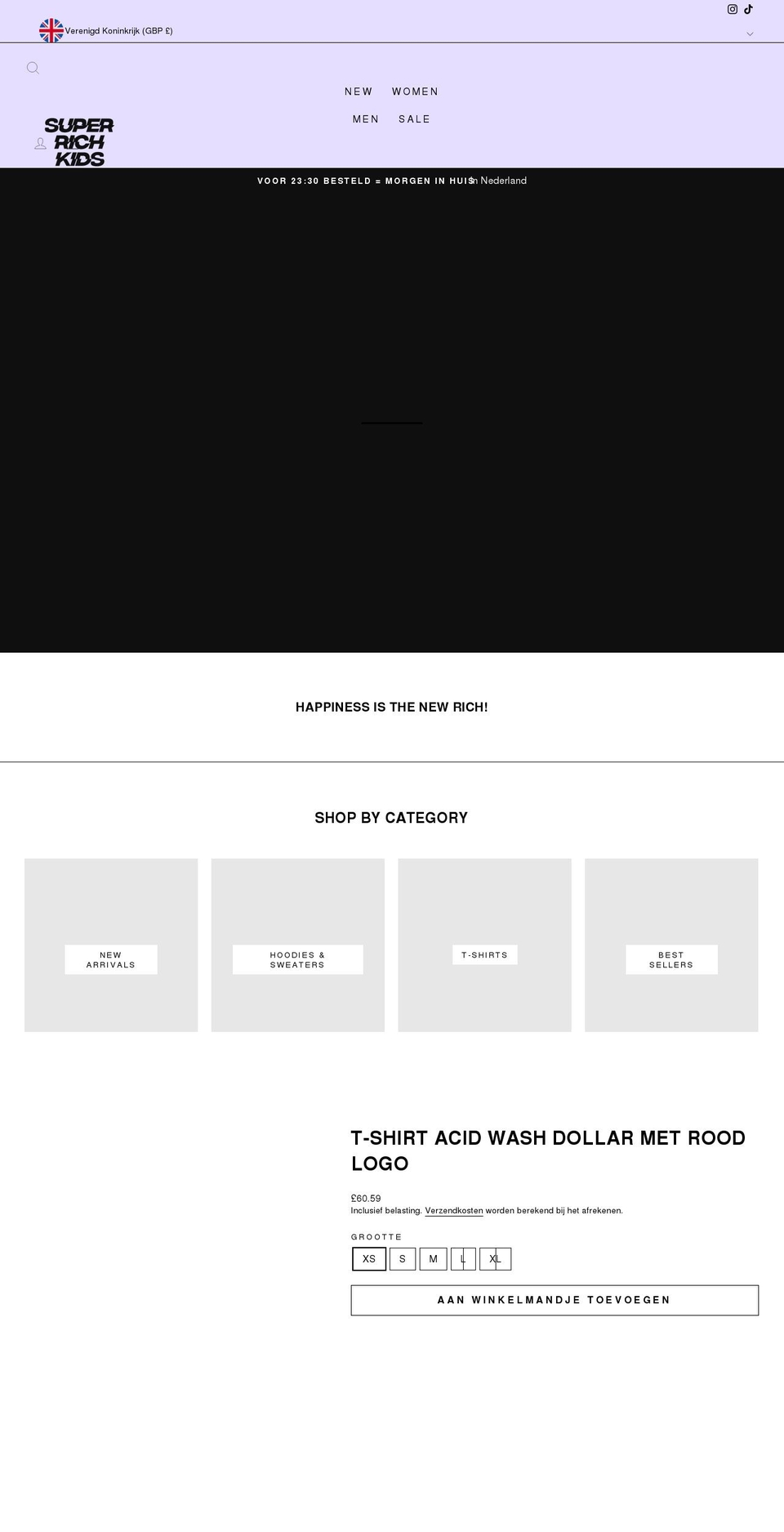 superrichkids.com shopify website screenshot