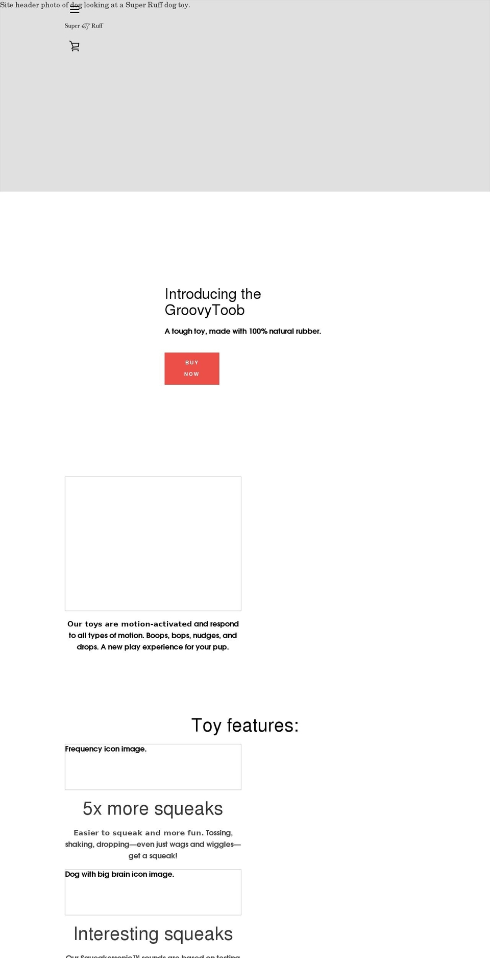 - LP  - Faster Shopify theme site example superruff.com