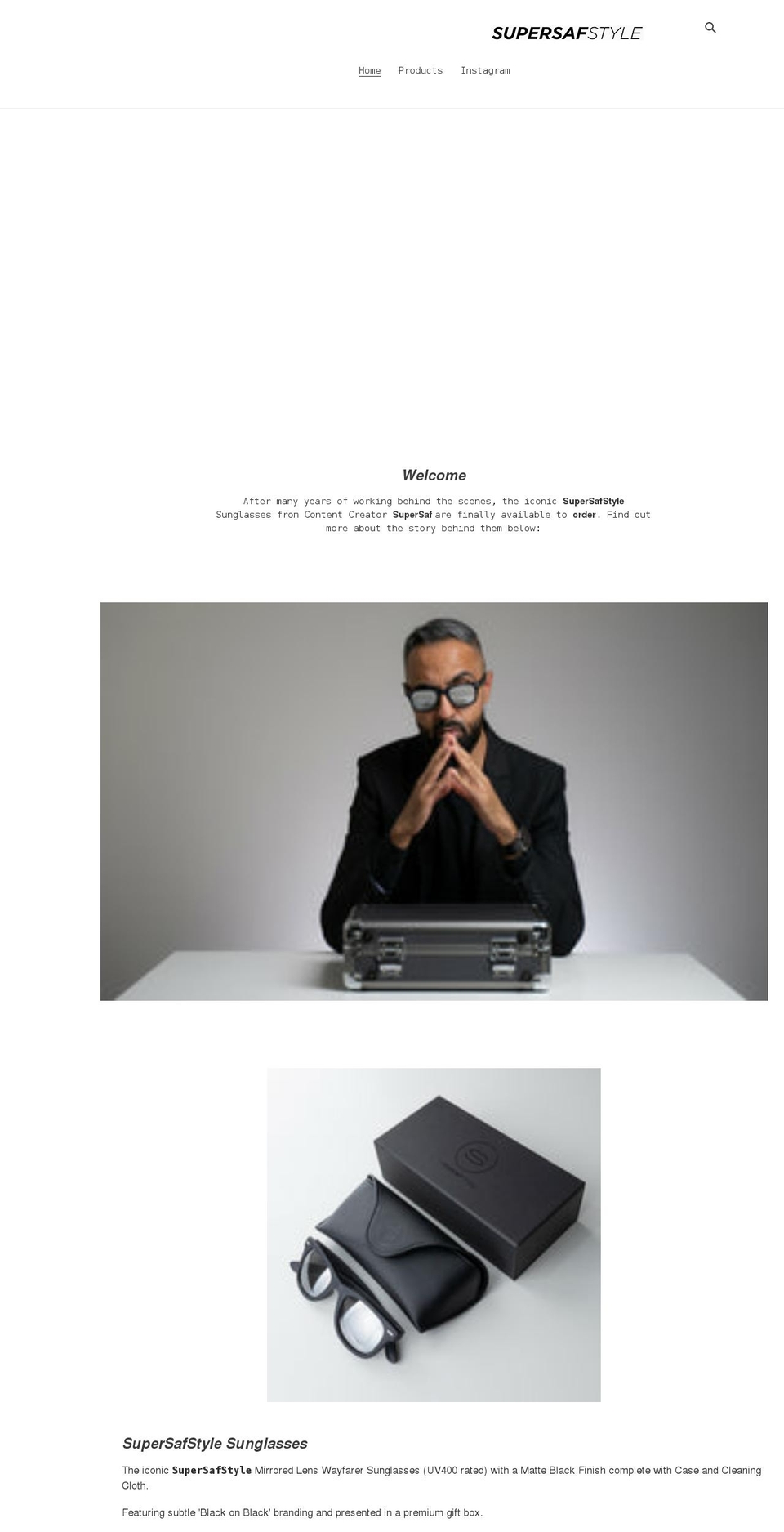 supersafstyle.com shopify website screenshot