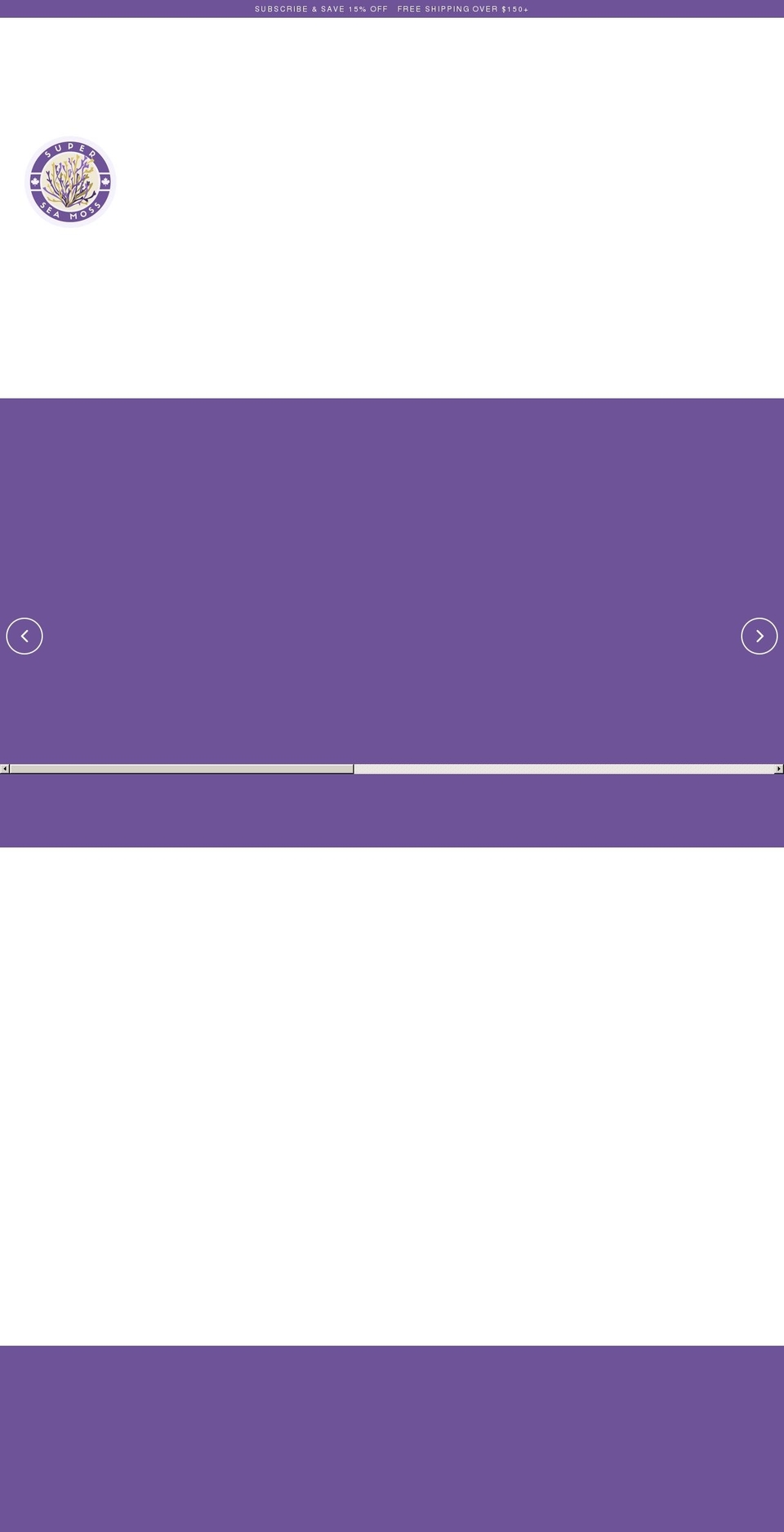 superseamoss.com shopify website screenshot