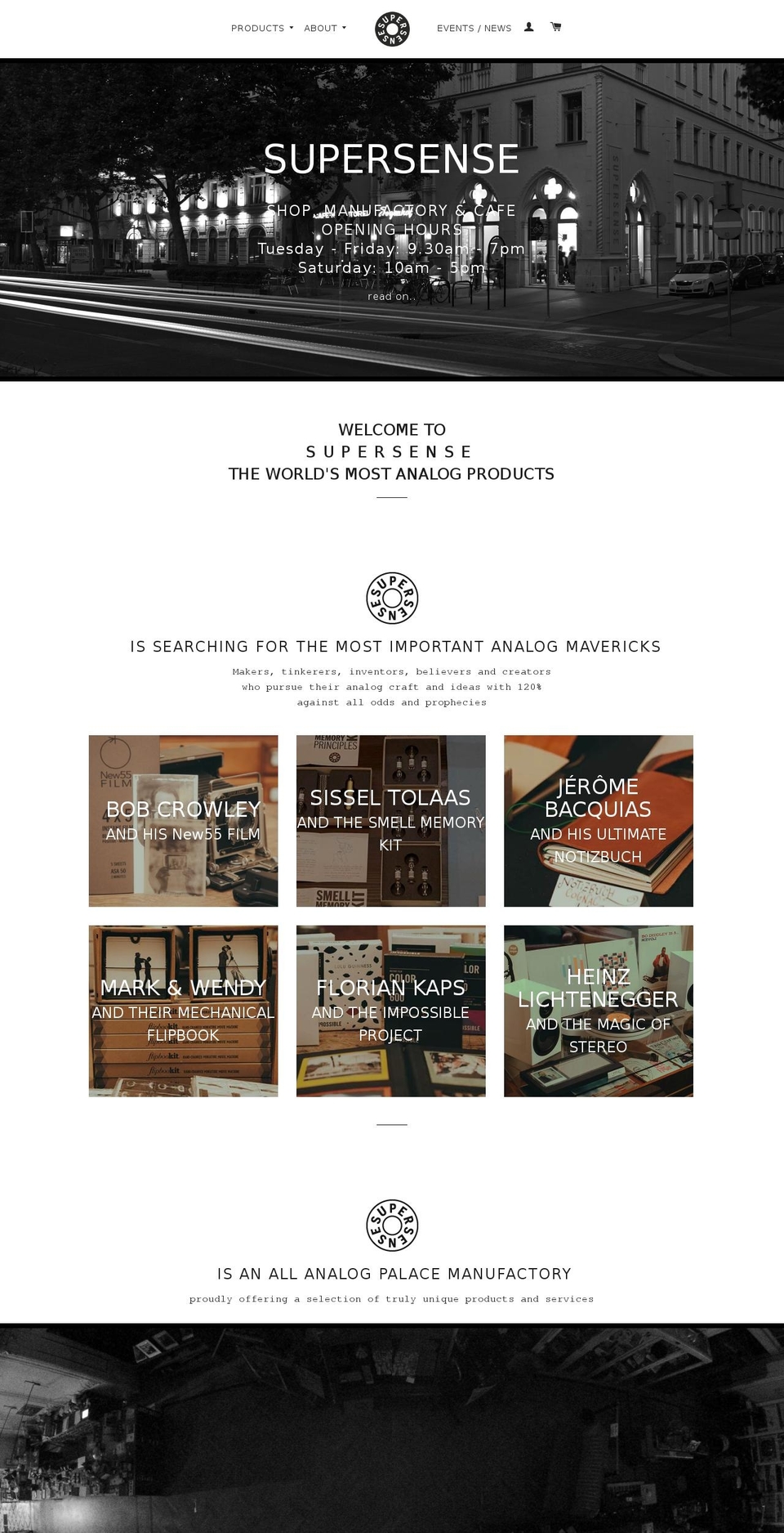 supersense7.com shopify website screenshot