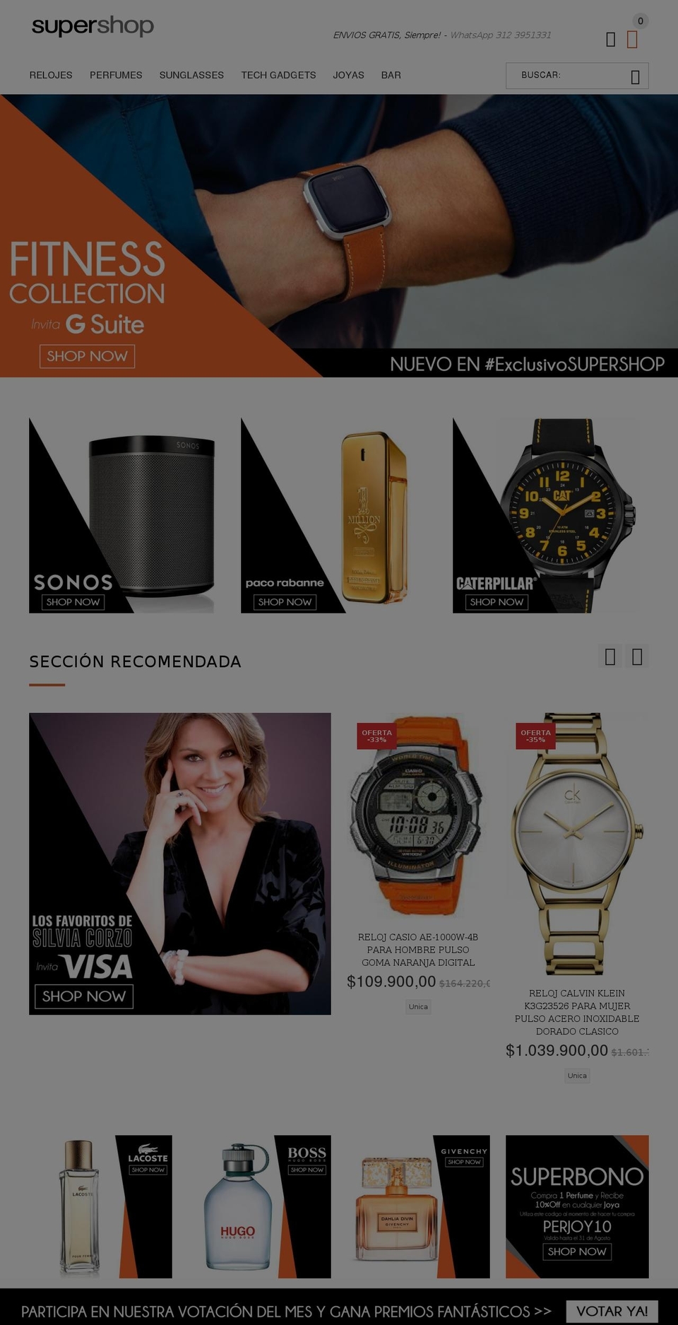 supershopcolombia.com shopify website screenshot