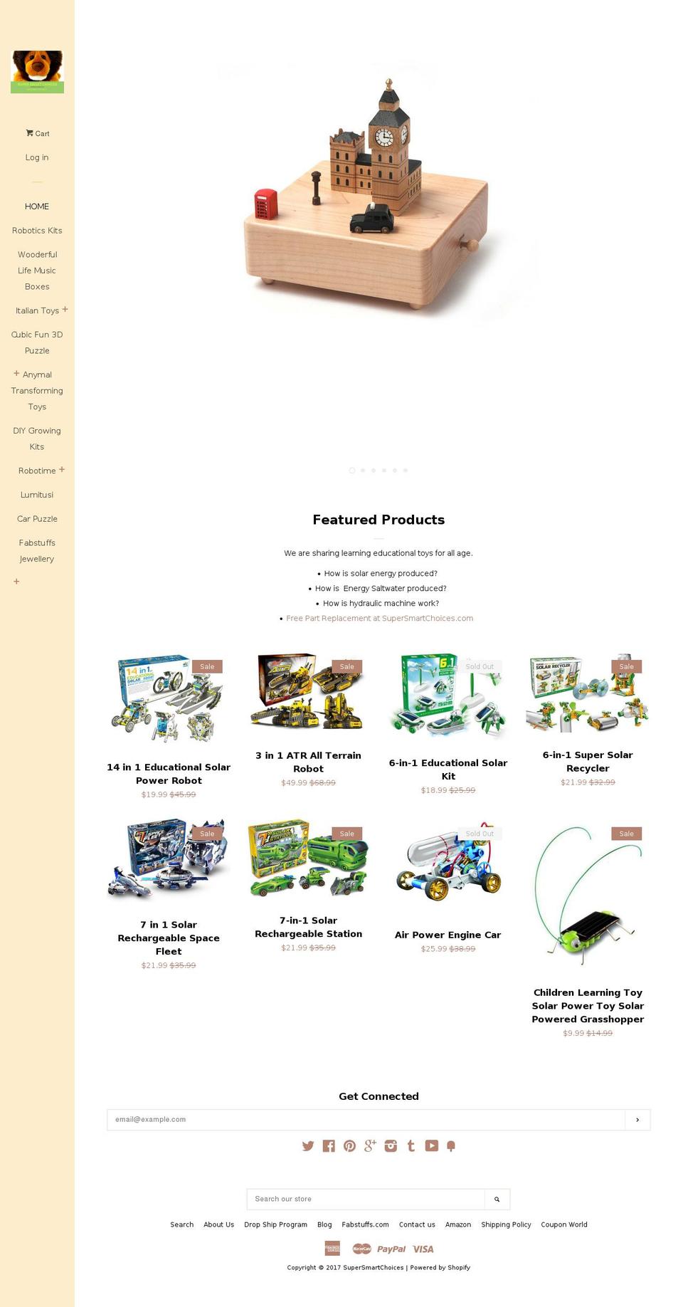 supersmartchoices.com shopify website screenshot