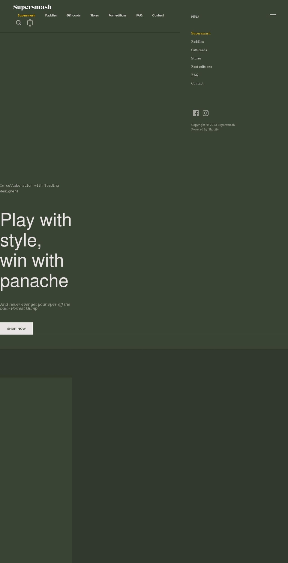 supersmash.cool shopify website screenshot