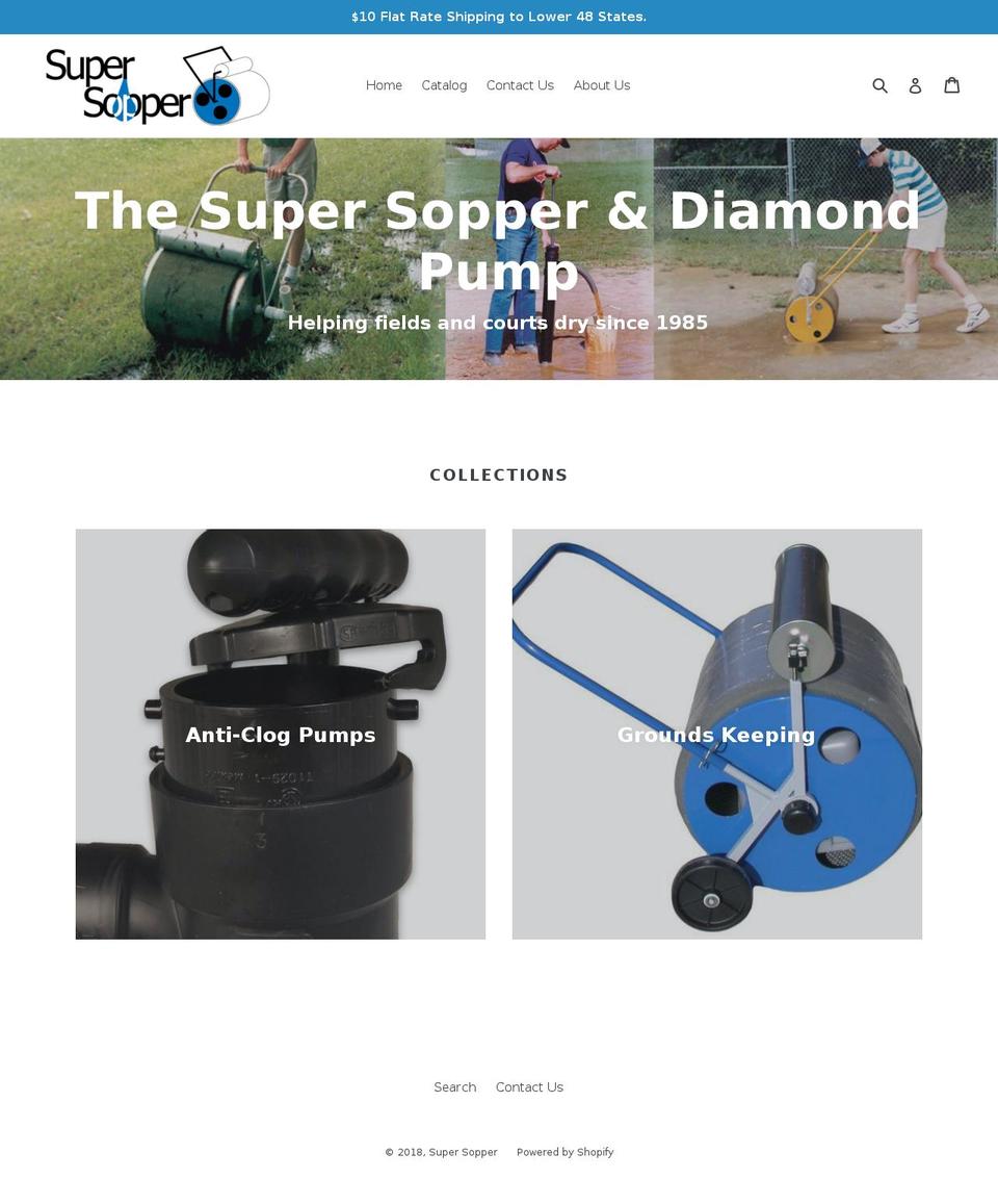 supersopper.com shopify website screenshot