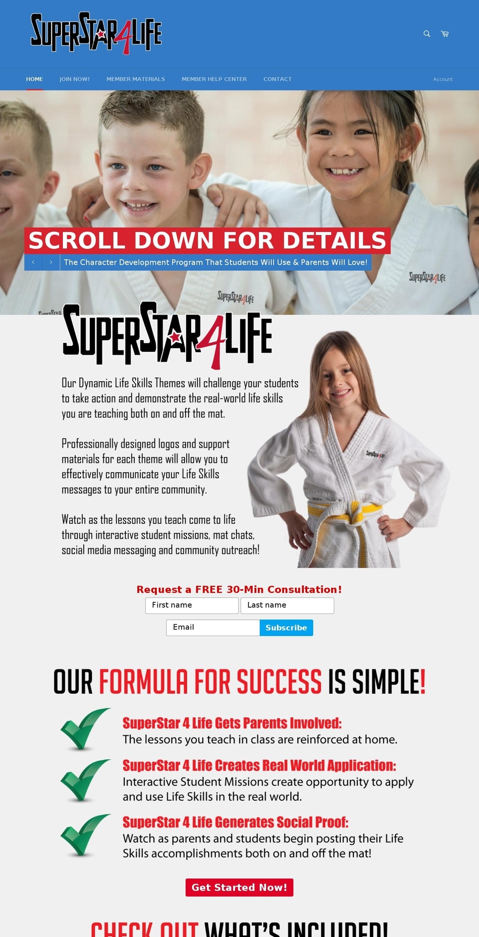 superstar4life.com shopify website screenshot