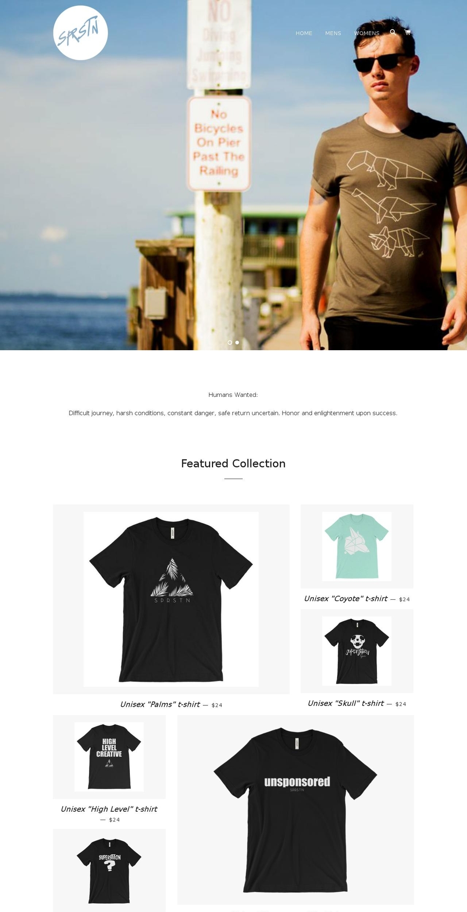 superstitionbysea.com shopify website screenshot