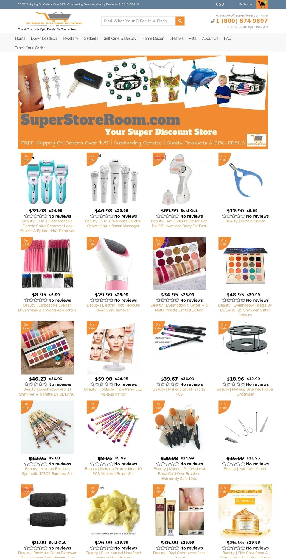 superstoreroom.com — Shopify storefront screenshot