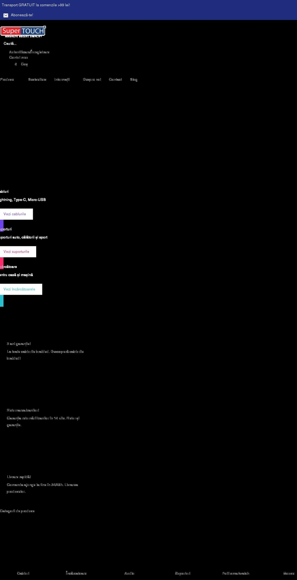 supertouch.ro shopify website screenshot