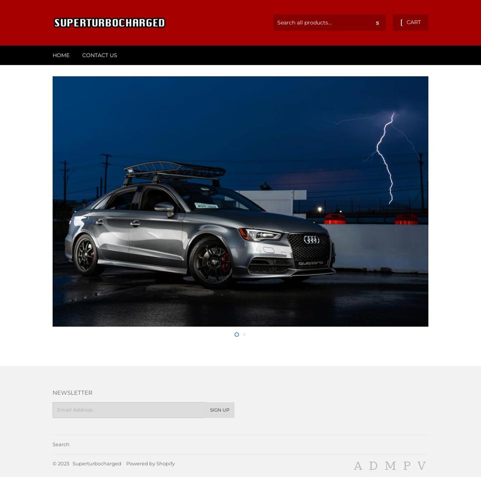 superturbocharged.com — Shopify storefront screenshot