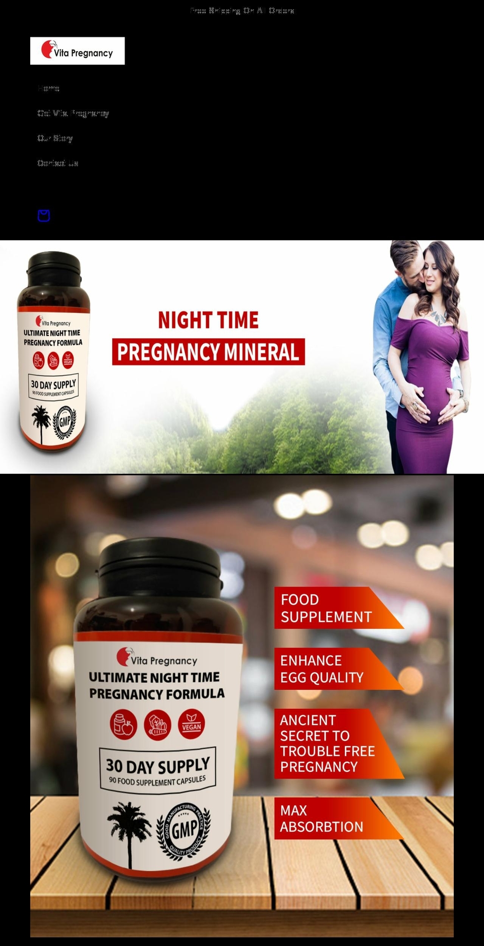 supervitahealth.com shopify website screenshot