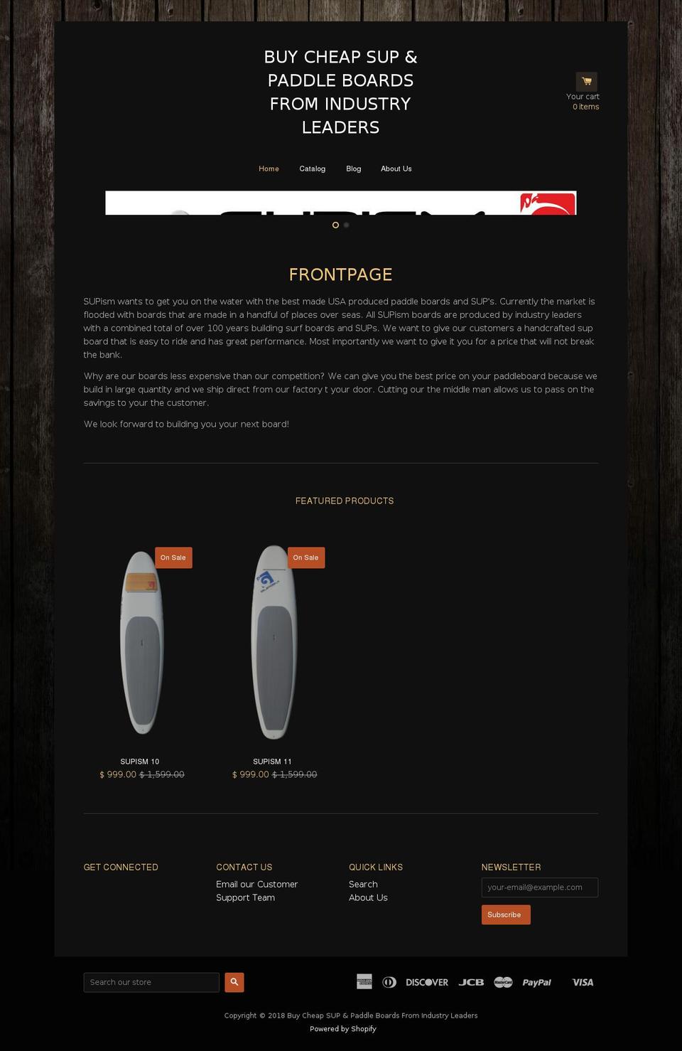supism.com — Shopify storefront screenshot