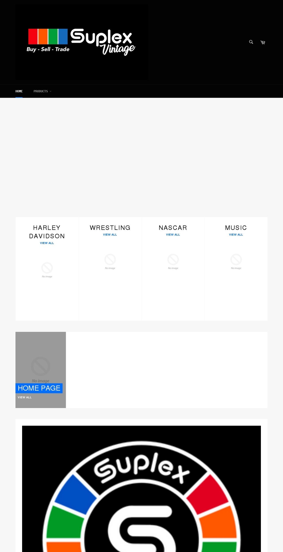 suplexvintage.com shopify website screenshot