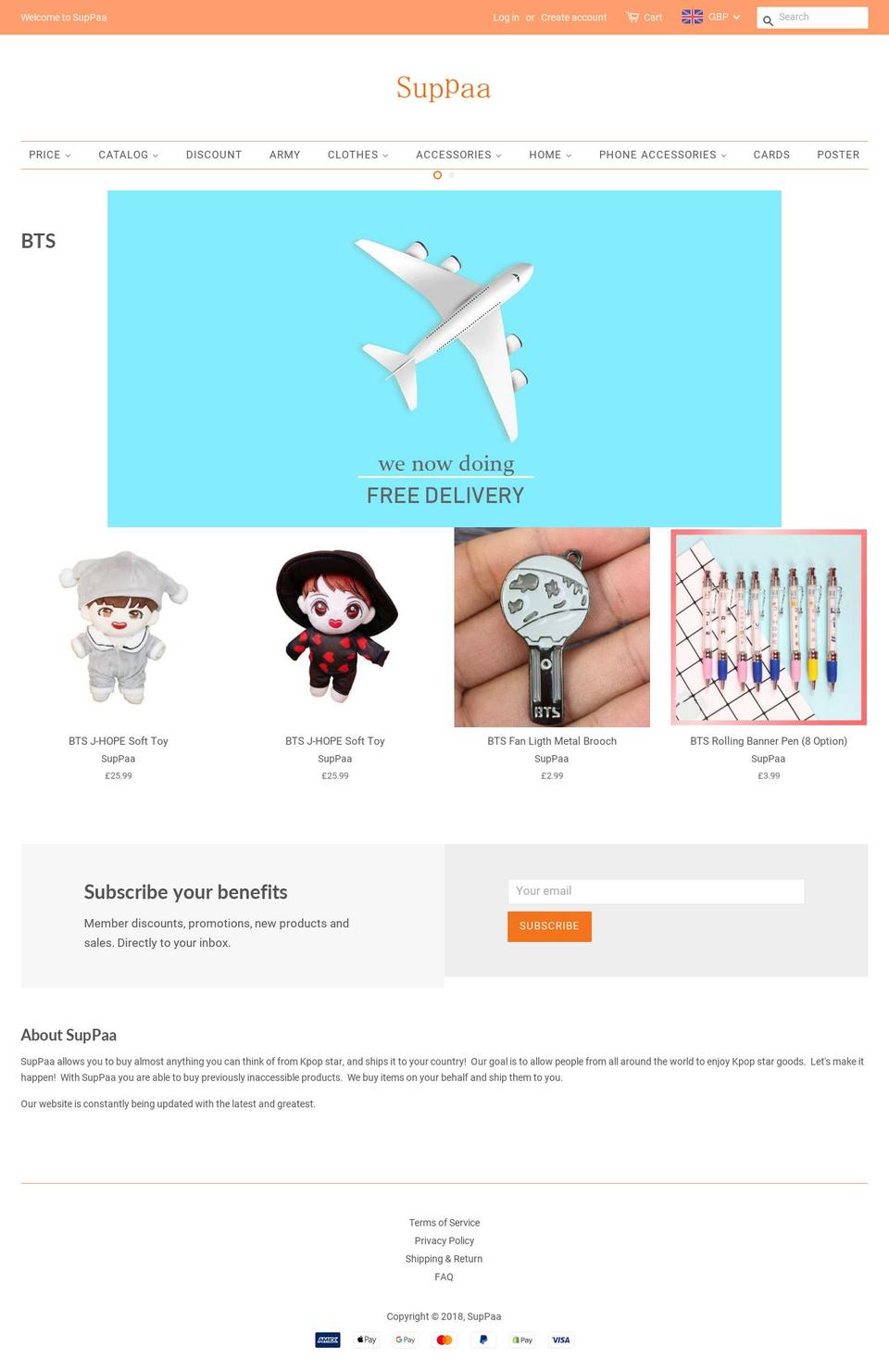 suppaa.com — Shopify storefront screenshot