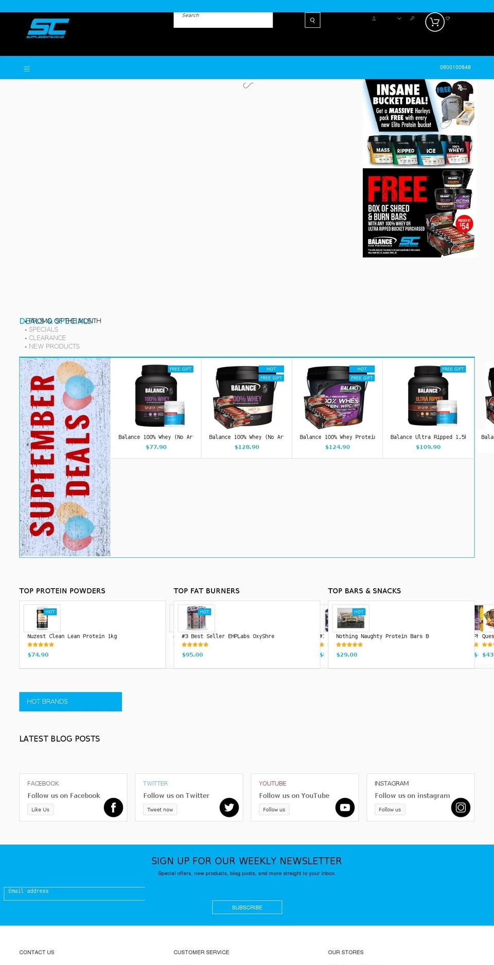 supplementculture.co.nz shopify website screenshot