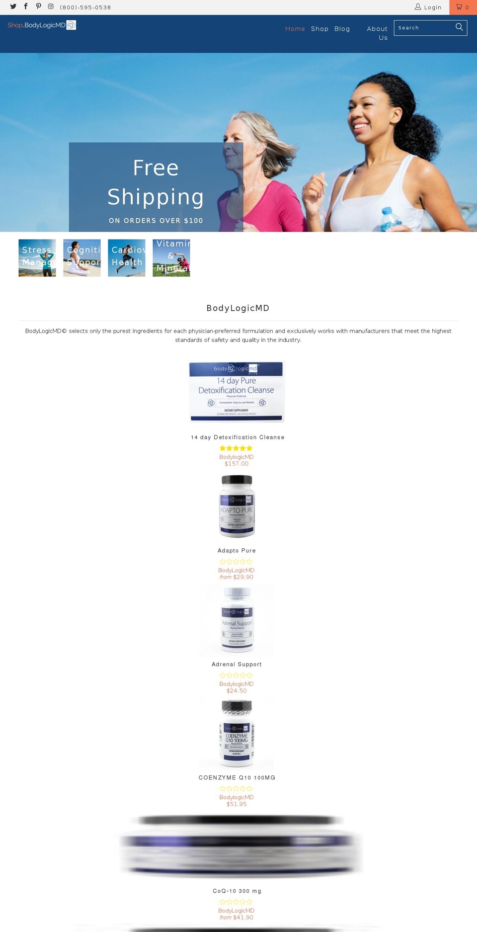supplementsfrombodylogicmd.com shopify website screenshot