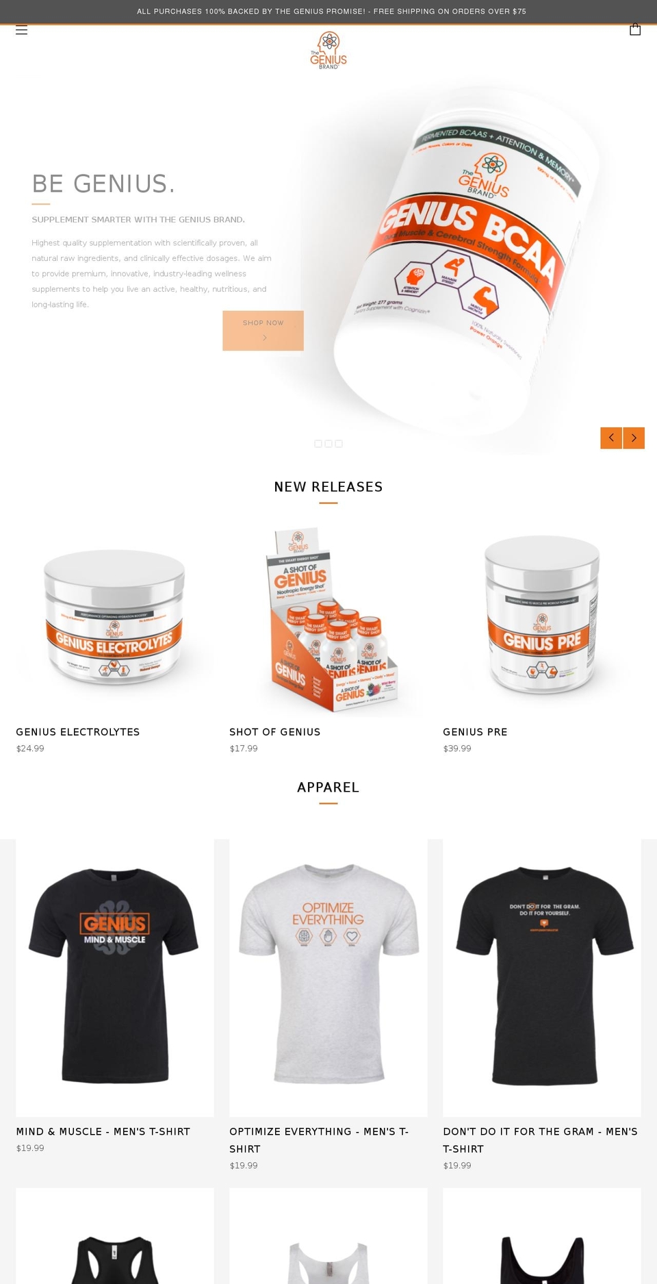 supplementsmarter.com shopify website screenshot