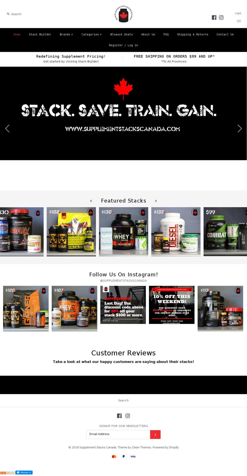 TestForAntoinePage Shopify theme site example supplementstackscanada.com