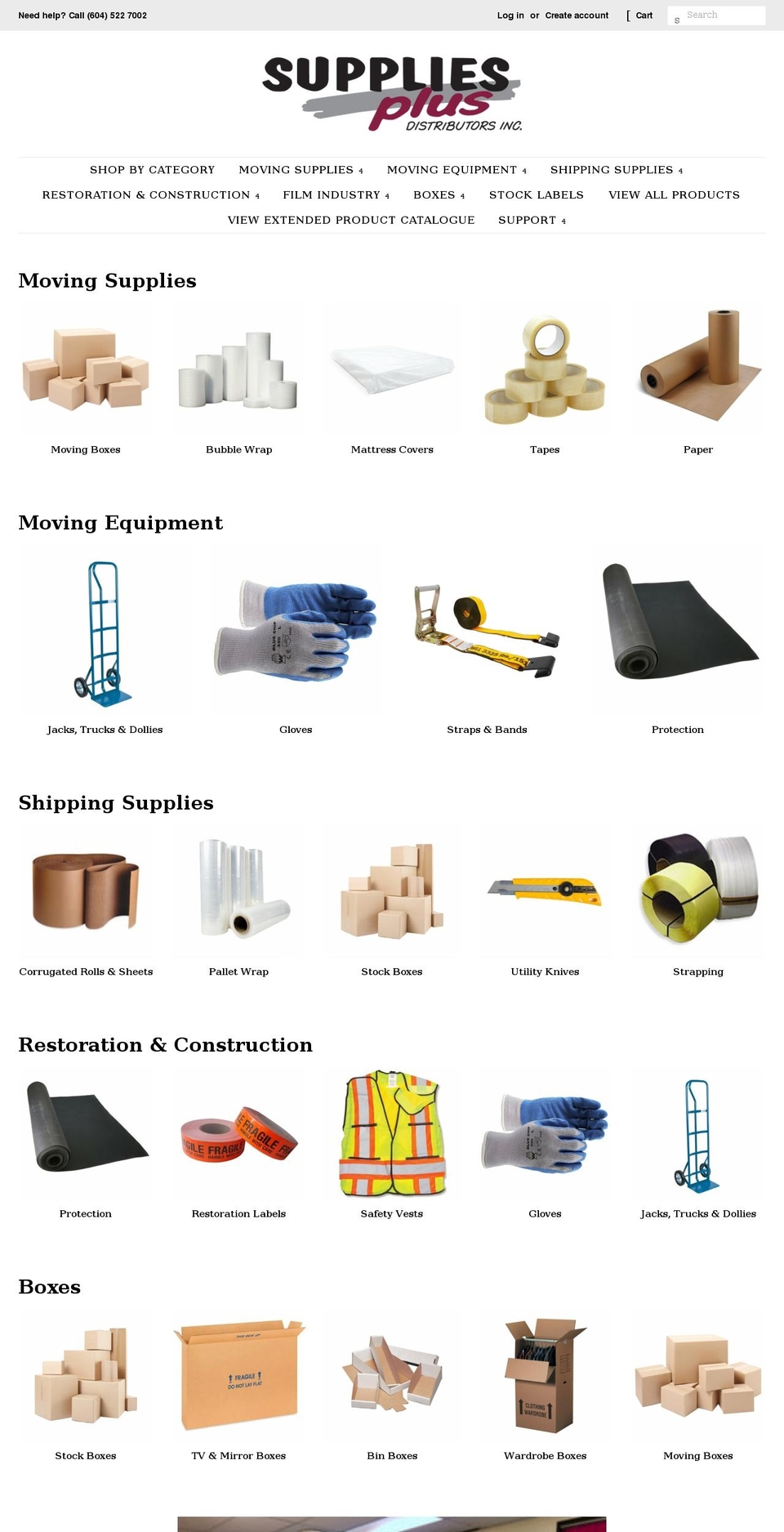 suppliesplus.ca shopify website screenshot