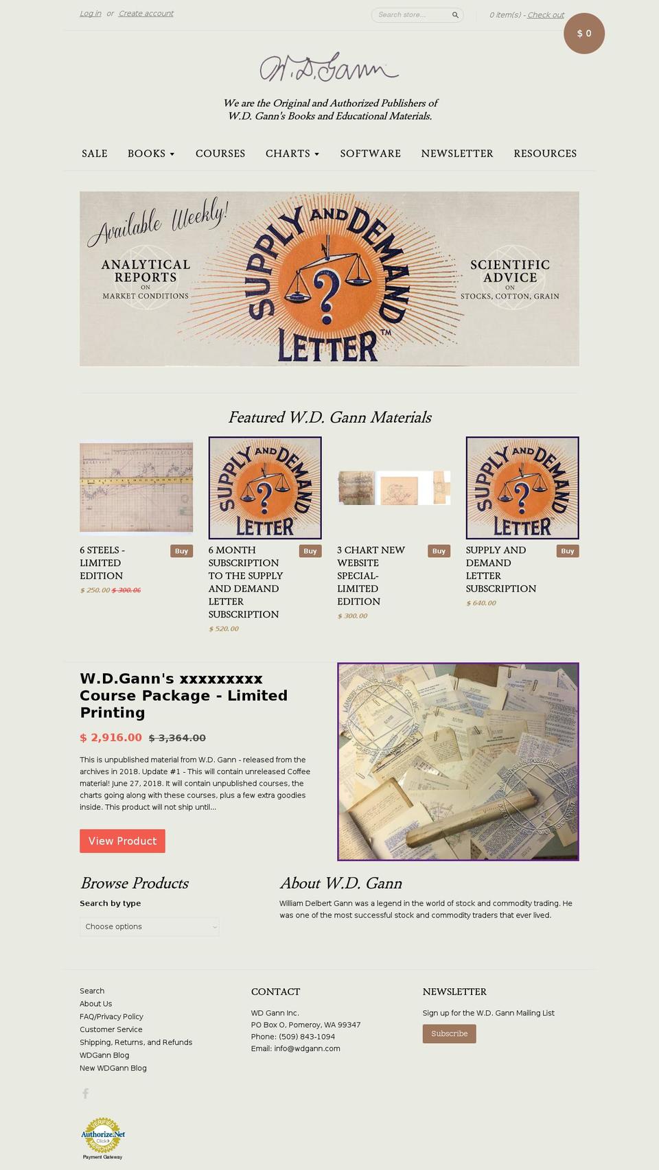 supplyanddemandletter.com — Shopify storefront screenshot